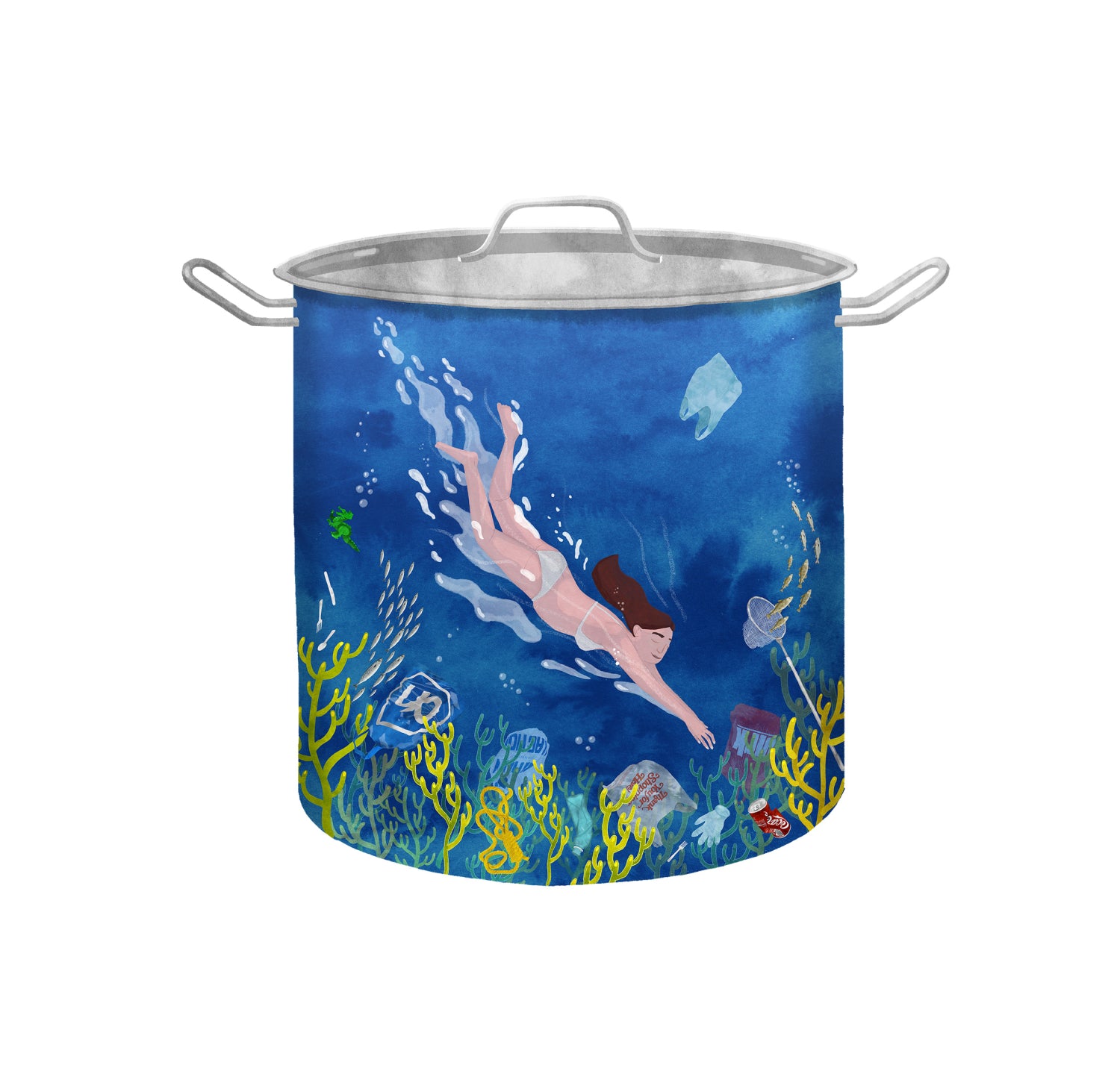 Tot over mijn oren in het plastic - Merel Corduwener